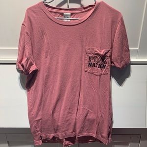 Pink nation tee